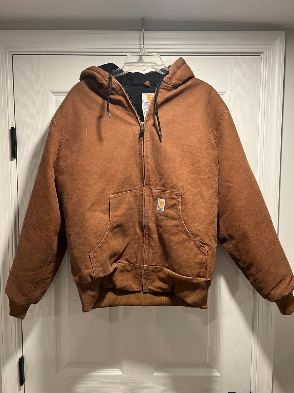 Carhartt Women’s Washed Duck Insulated Canvas Zip Jacket, Medium